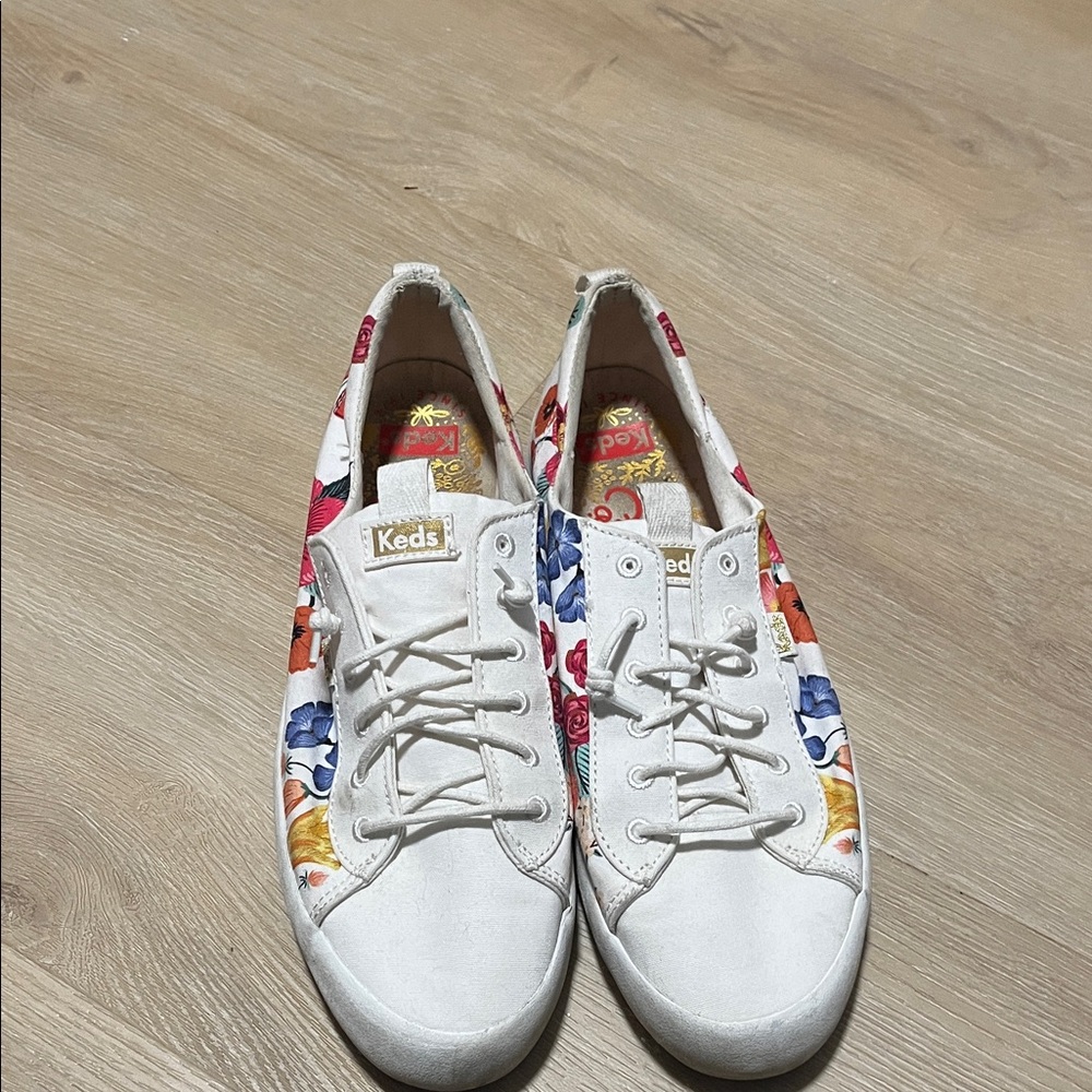 Keds Rifle Paper Co. Multicolor Floral Sneakers Womens 10 - Picture 2 of 8